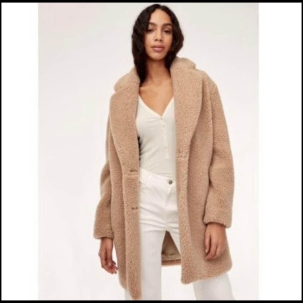 Wilfred free teddy cocoon jacket